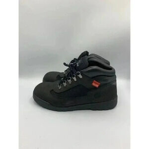 Timberland‎ Helcor 3830 Mid High Ankle Lace Up Black Boots Youth Boys US Size 6